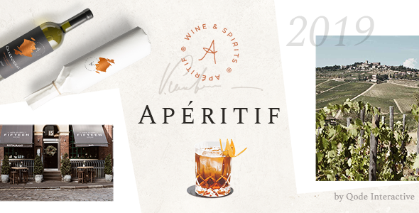 Aperitif - Wine Shop and Liquor Store WordPress Theme Logo
